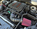 AuxJection port and methanol injection kit installed on a Magnuson 2650 supercharged LT1 Camaro SS